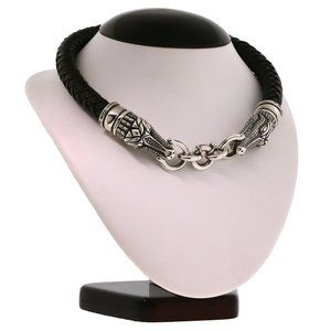 Vintage B. Kieselstein-Cord Alligator Necklace